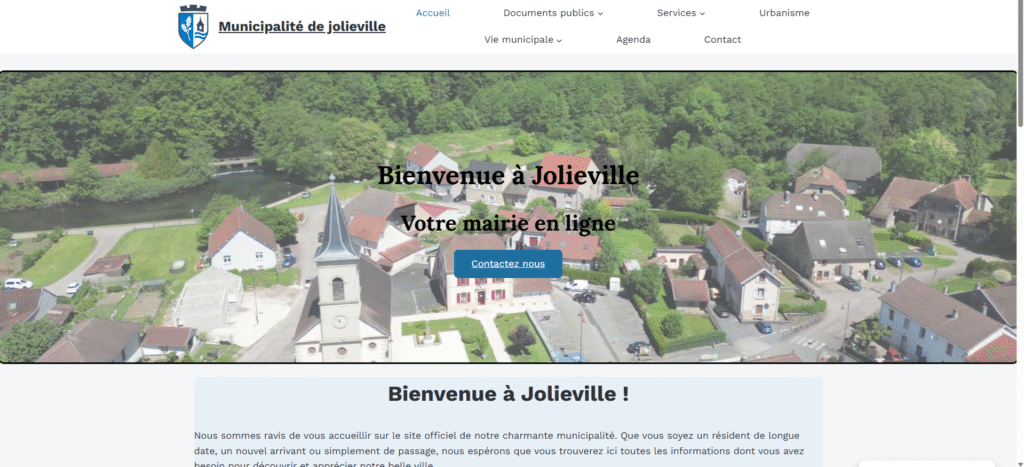 création site internet mairie et commerce local