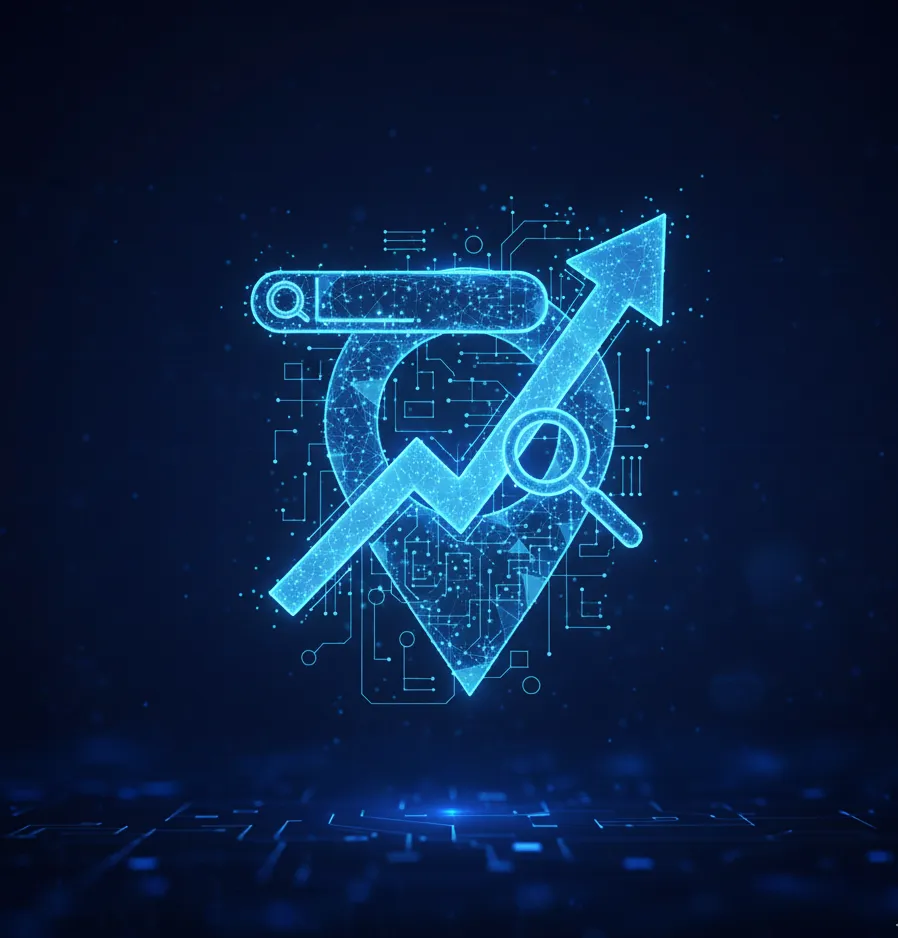 Icône pin de géolocalisation pour recherche locale site internet commerce